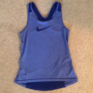 size: small blue/purple Nike athletic shirt